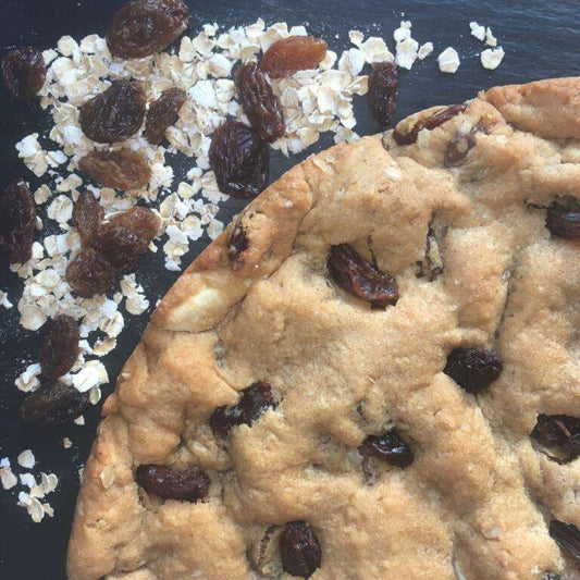 XL Oat & Raisin Stuffed Cookie – Thick, Gooey & Fully Loaded